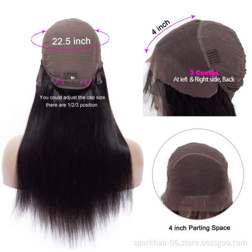 Human Hair Hd Lace Front Wigs Natural 13X6 Transparent Lace Frontal Body Wave Wig